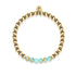 Elated | 18k Gold | Snakeskin Gemstone | Expression Bracelet